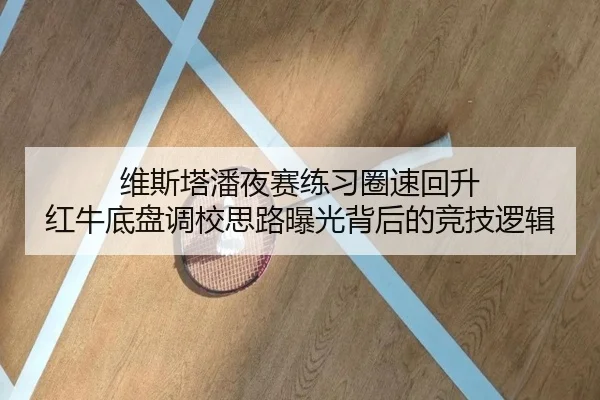 维斯塔潘夜赛练习圈速回升 红牛底盘调校思路曝光背后的竞技逻辑